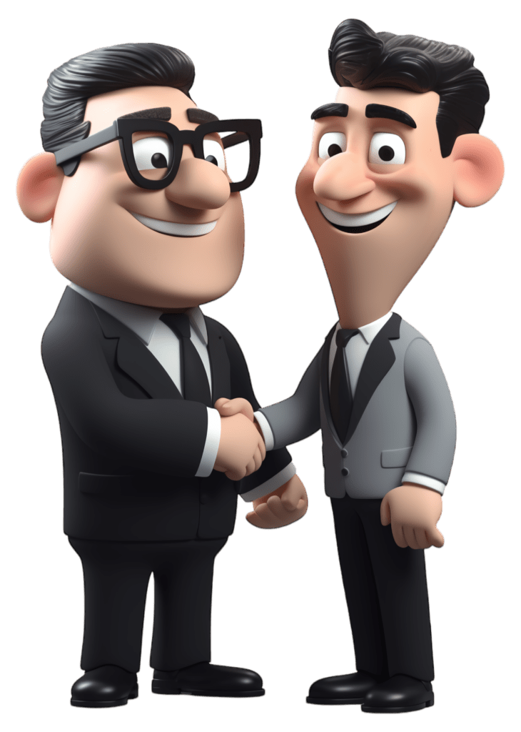 vecteezy a businessman shaking hands with his business partner 29892933